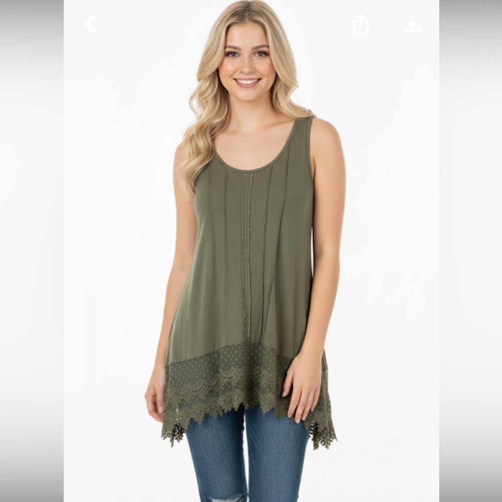 Kathleen Kirkwood green top size medium